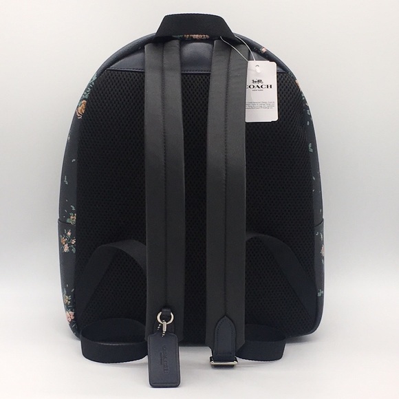 COACH MEDIUM CHARLIE BACKPACK WITH ROSE BOUQ. PRT - Picture 3 of 16